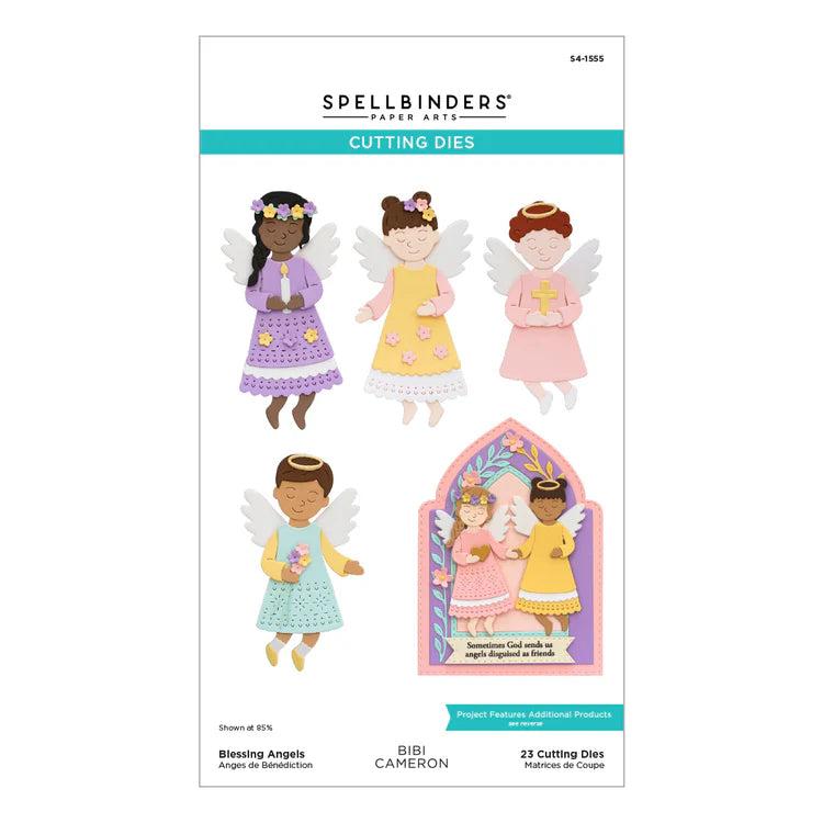 Spellbinders - Bibi's Little Blessings Collection - Dies - Blessing Angels-ScrapbookPal