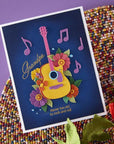 Spellbinders - Bibi's Musical Notes Collection - Dies - Mini Guitar-ScrapbookPal