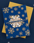 Spellbinders - Bibi's Snowflakes Collection - Glimmer Hot Foil Plate & Die Set - Glimmering Snowflakes-ScrapbookPal