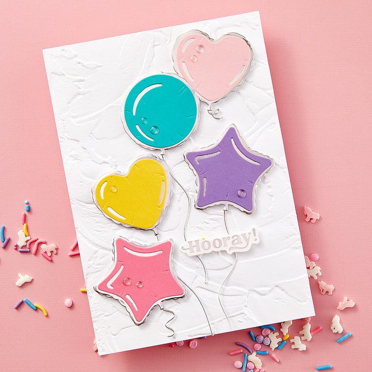 Spellbinders - Birthday Bash Collection - 3D Embossing Folder - Plaster-ScrapbookPal