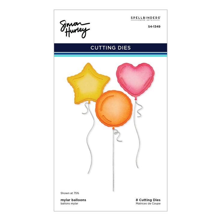 Spellbinders - Birthday Bash Collection - Dies - Mylar Balloons-ScrapbookPal