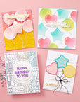 Spellbinders - Birthday Bash Collection - Hot Foil Plates & Dies - Birthday Sentiments-ScrapbookPal