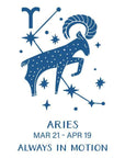 Spellbinders - Block Print Zodiacs Collection - Registration Press + Foil Plates - Block Print Aries-ScrapbookPal