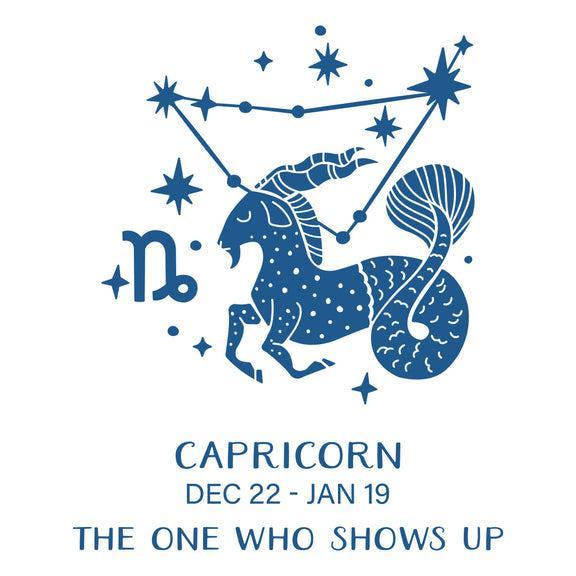 Spellbinders - Block Print Zodiacs Collection - Registration Press + Foil Plates - Block Print Capricorn-ScrapbookPal