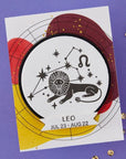 Spellbinders - Block Print Zodiacs Collection - Registration Press + Foil Plates - Block Print Leo-ScrapbookPal