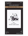 Spellbinders - Block Print Zodiacs Collection - Registration Press + Foil Plates - Block Print Leo-ScrapbookPal