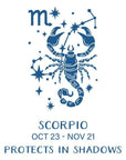 Spellbinders - Block Print Zodiacs Collection - Registration Press + Foil Plates - Block Print Scorpio-ScrapbookPal