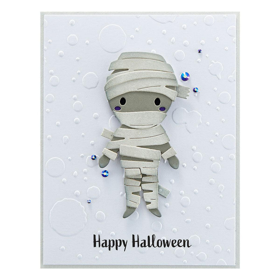 Spellbinders - Boo Dance Party Collection - Clear Stamps - Boo Dance Party Sentiments