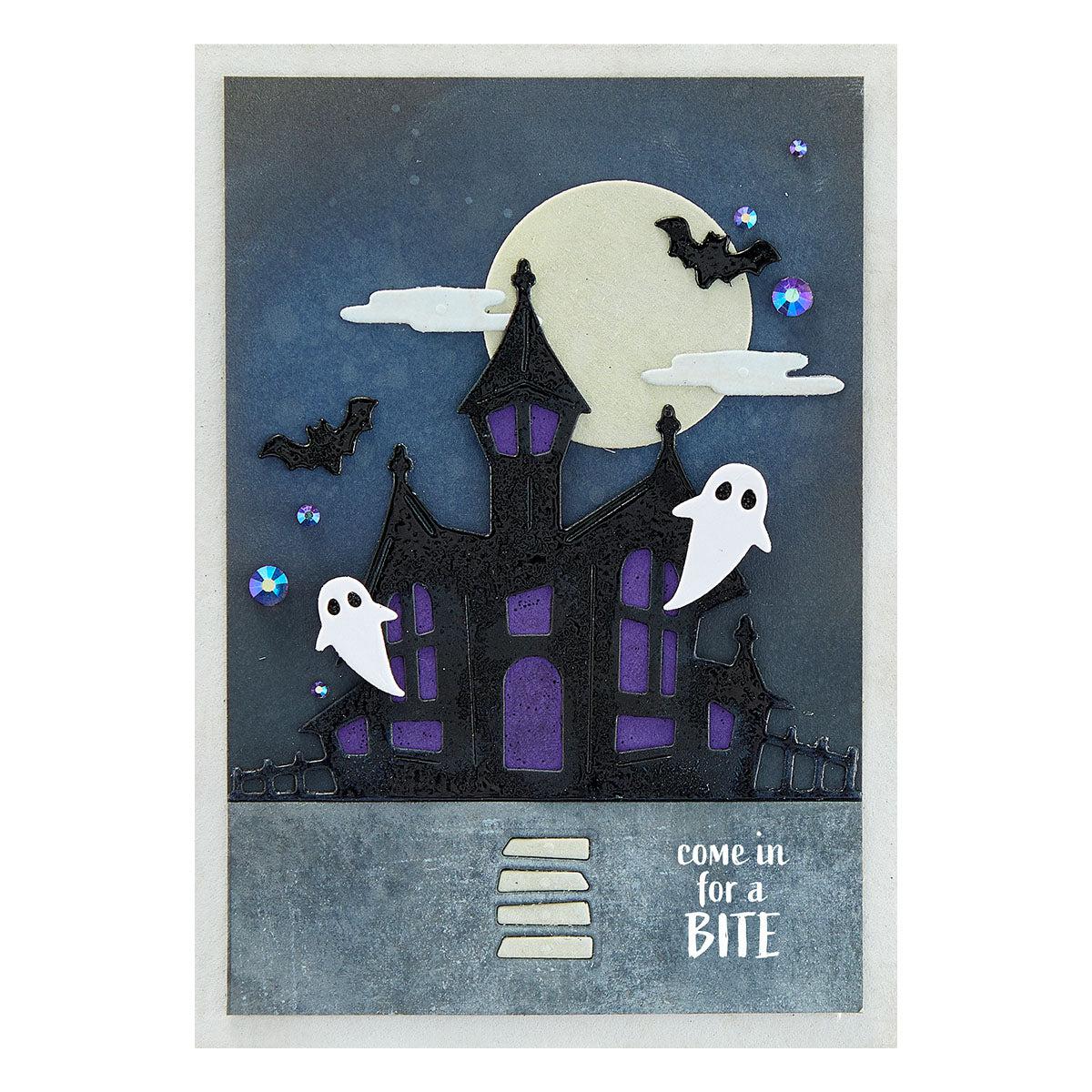 Spellbinders - Boo Dance Party Collection - Dies - Haunted House-ScrapbookPal