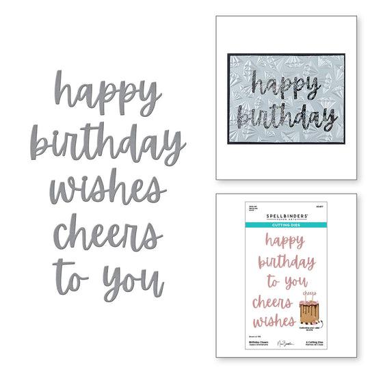 Spellbinders - Bougie Birthday Collection - Dies - Birthday Cheers-ScrapbookPal