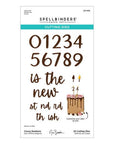 Spellbinders - Bougie Birthday Collection - Dies - Classy Numbers-ScrapbookPal