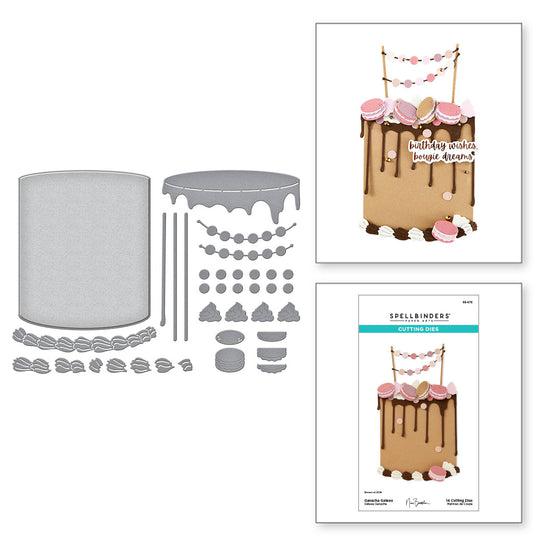 Spellbinders - Bougie Birthday Collection - Dies - Ganache Gateau-ScrapbookPal