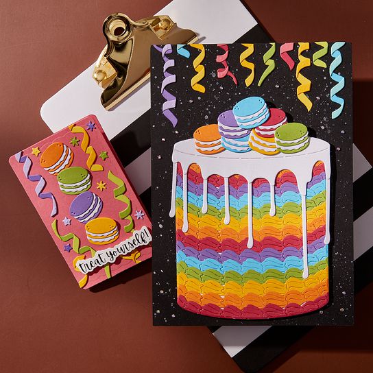 Spellbinders - Bougie Birthday Collection - Dies - Ganache Gateau-ScrapbookPal