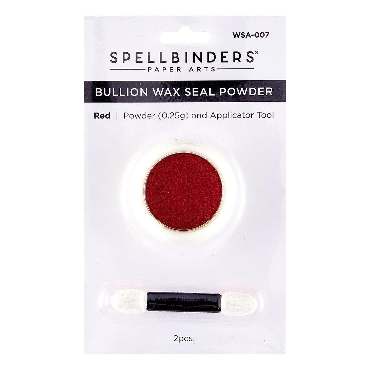 Spellbinders - Bullion Wax Seal Powder - Red-ScrapbookPal