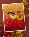 Spellbinders - Buon Appetito Collection - 3D Embossing Folder - Al Dente-ScrapbookPal