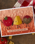 Spellbinders - Buon Appetito Collection - 3D Embossing Folder - Al Dente-ScrapbookPal