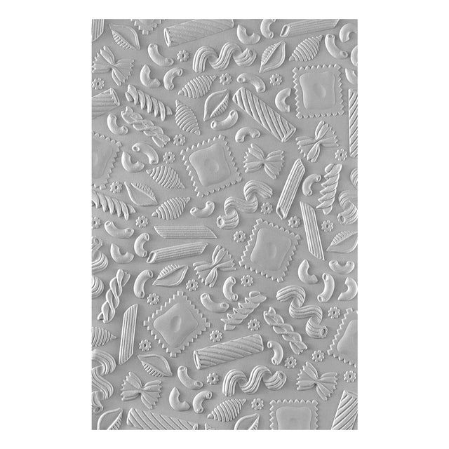 Spellbinders - Buon Appetito Collection - 3D Embossing Folder - Al Dente-ScrapbookPal