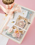 Spellbinders - Buttons & Keepsakes Collection - Letterpress + Foil Plate - Vintage Atelier-ScrapbookPal