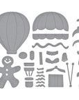 Spellbinders - Candy Christmas Collection - Dies - Gingerbread Delivery-ScrapbookPal