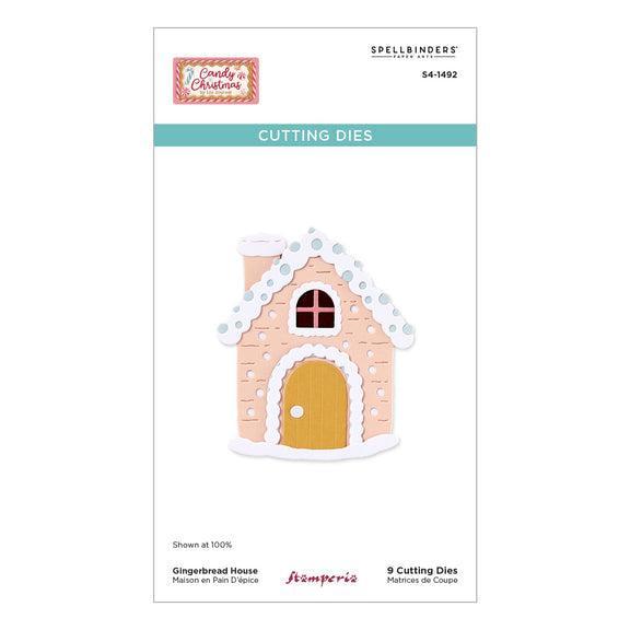 Spellbinders - Candy Christmas Collection - Dies - Gingerbread House-ScrapbookPal