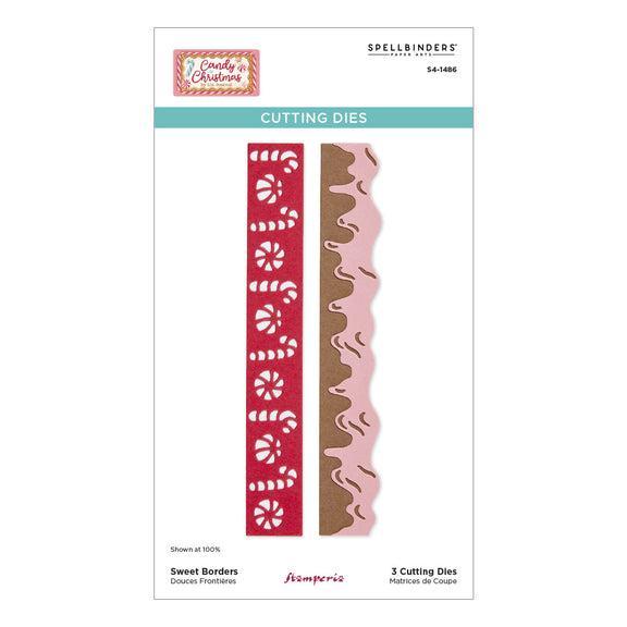 Spellbinders - Candy Christmas Collection - Dies - Sweet Borders-ScrapbookPal