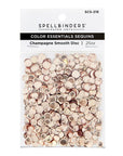 Spellbinders - Card Shoppe Essentials - Color Essentials Sequins - Champagne Smooth Discs-ScrapbookPal