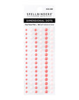 Spellbinders - Card Shoppe Essentials - Enamel Dots - Dimensional Two Tone Pink-ScrapbookPal