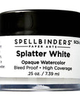 Spellbinders - Card Shoppe Essentials - Splatter White Opaque Watercolor-ScrapbookPal