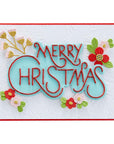 Spellbinders - Celebrate the Season Collection - Dies - Stylish Merry Christmas-ScrapbookPal