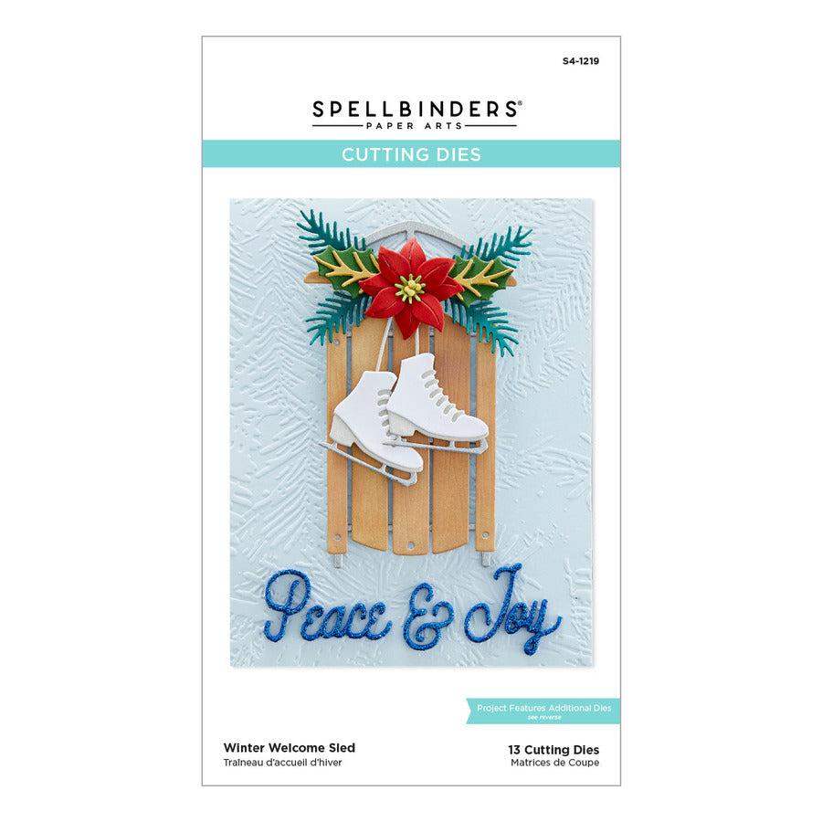 Spellbinders - Celebrate the Season Collection - Dies - Winter Welcome Sled-ScrapbookPal