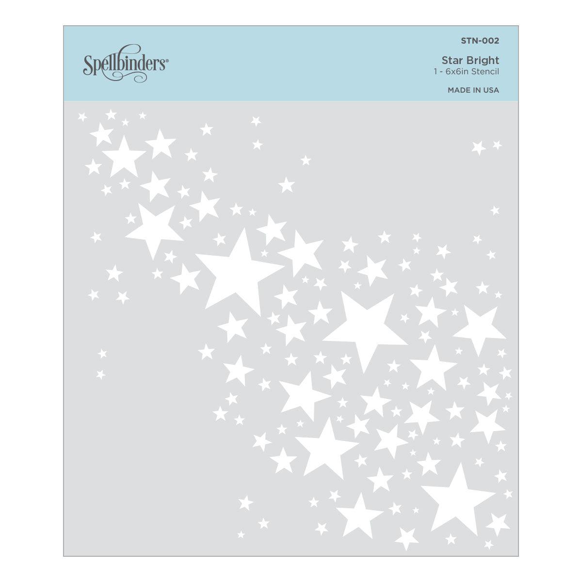 Spellbinders - Celestial Zodiacs Collection - Stencils - Star Bright-ScrapbookPal