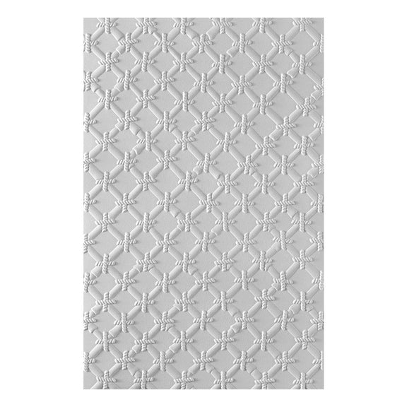 Spellbinders - Cheerful Chirps Collection - 3D Embossing Folder - Bamboo Screen-ScrapbookPal