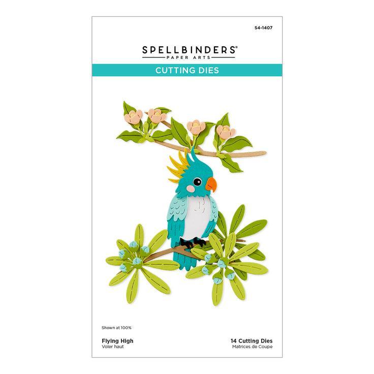 Spellbinders - Cheerful Chirps Collection - Dies - Flying High-ScrapbookPal