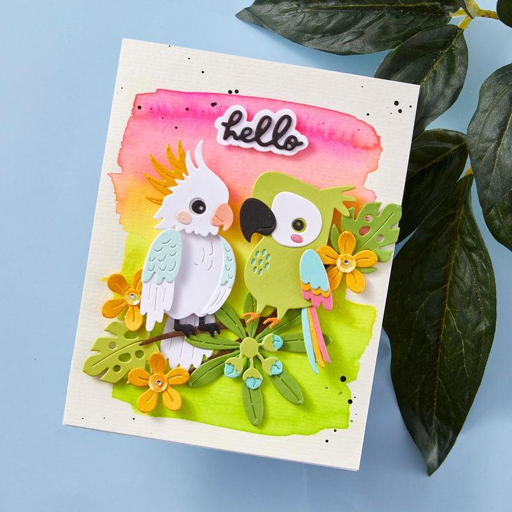 Spellbinders - Cheerful Chirps Collection - Dies - Flying High-ScrapbookPal