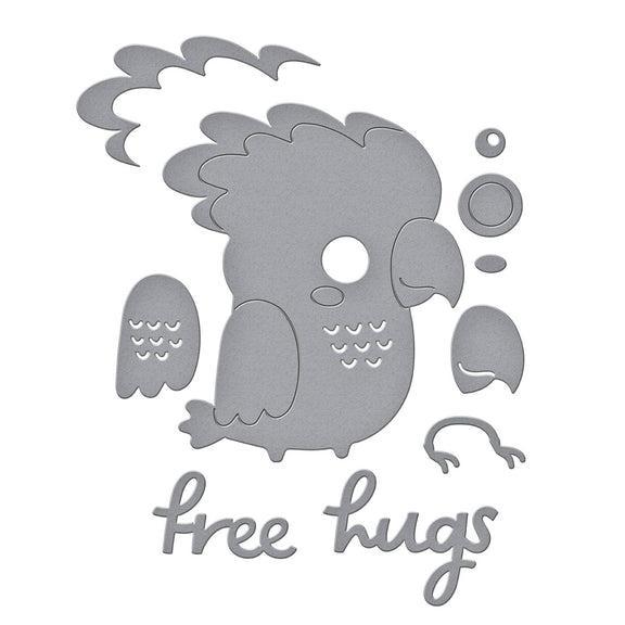 Spellbinders - Cheerful Chirps Collection - Dies - Free Hugs Oscar-ScrapbookPal