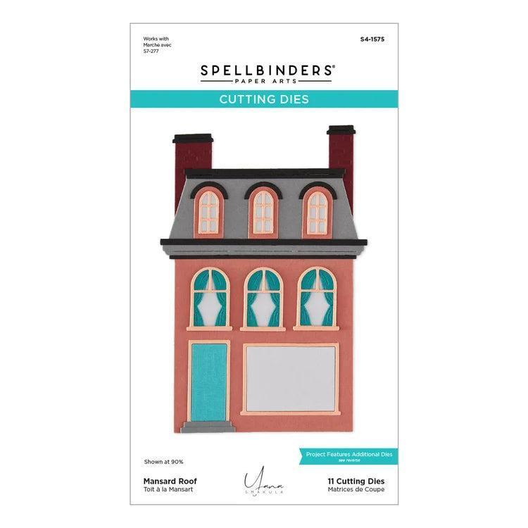 Spellbinders - Christmas City Holiday - Dies - Mansard Roof-ScrapbookPal