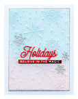 Spellbinders - Christmas Collection - 3D Embossing Folder - Flurry of Snowflakes-ScrapbookPal