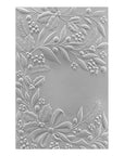 Spellbinders - Christmas Collection - 3D Embossing Folder - Holiday Floral Swag-ScrapbookPal