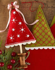Spellbinders - Christmas Felt Stitch & Create Collection - Dies - Felt Festive Trees-ScrapbookPal