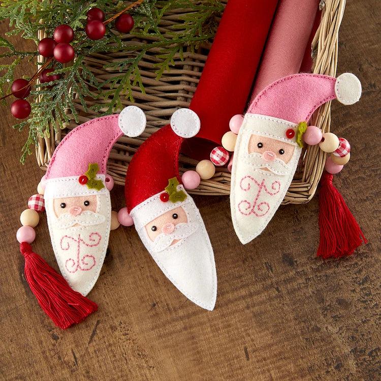 Spellbinders - Christmas Felt Stitch &amp; Create Collection - Dies - Felt Vintage Santa-ScrapbookPal