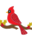 Spellbinders - Christmas Felt Stitch & Create Collection - Dies - Felt Winter Cardinal-ScrapbookPal
