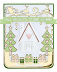 Spellbinders - Christmas Flourish Collection - Dies - All Hearts Come Home A2 Cardfront-ScrapbookPal