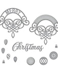 Spellbinders - Christmas Flourish Collection - Dies - Merry Flourish