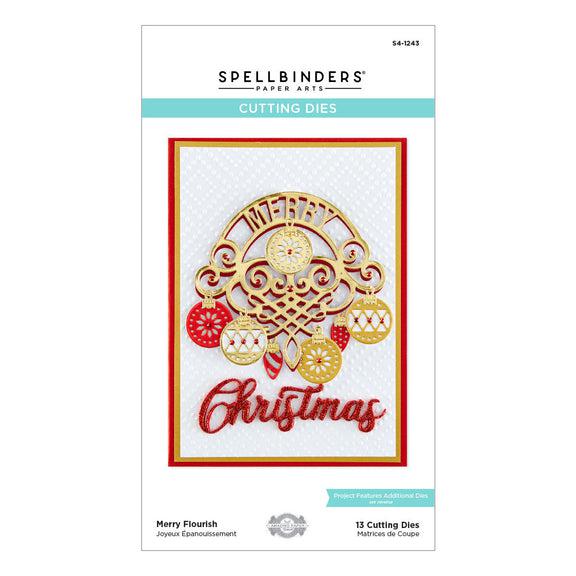 Spellbinders - Christmas Flourish Collection - Dies - Merry Flourish-ScrapbookPal