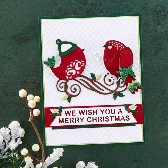 Spellbinders - Christmas Flourish Collection - Dies - Sugarplum Tweets-ScrapbookPal