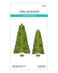 Spellbinders - Classic Christmas Collection - Dies - Bottle Brush Trees Duo-ScrapbookPal