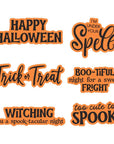 Spellbinders - Classic Mouse Costume Party Collection - Clear Stamps & Dies - Classic Mouse Trick-or-Treat Sentiments-ScrapbookPal