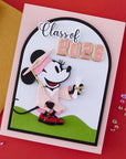 Spellbinders - Classic Mouse Graduation Collection - Letterpress + Foil Plate - Classic Mouse Graduation Sentiments-ScrapbookPal