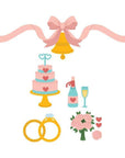 Spellbinders - Classic Mouse Wedding Collection - Dies - Classic Mouse Wedding Accessories-ScrapbookPal