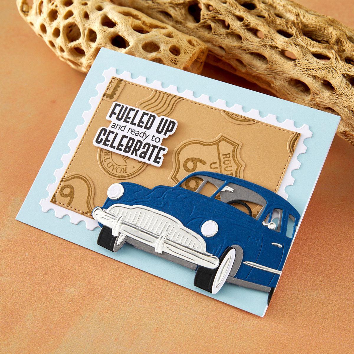 Spellbinders - Classic Road Legends 2.0 Collection - Dies - Sedan Street Cruiser-ScrapbookPal